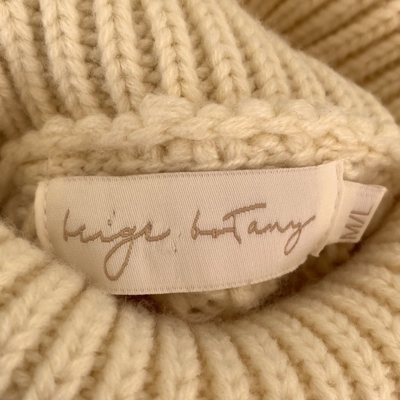 🎉🎉NEW WITH TAG‼️ ATTU ( beige botany ) CHUNKY KNIT TURTLE NECK SWEATER ‼️ - Picture 14 of 16